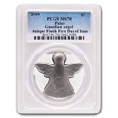 2019 Palau 1 oz Silver Guardian Angel Shaped Coin MS-70 PCGS 2019 Palau 1 oz Silver Guardian Angel Shaped Coin MS-70 PCGS